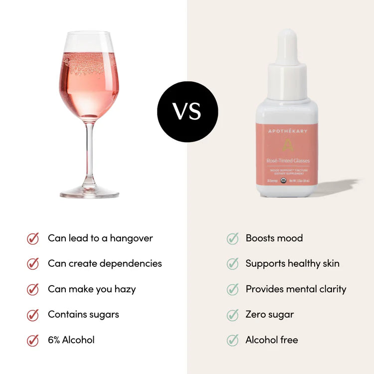 Rose Tinted Glasses - Mood Support Tincture