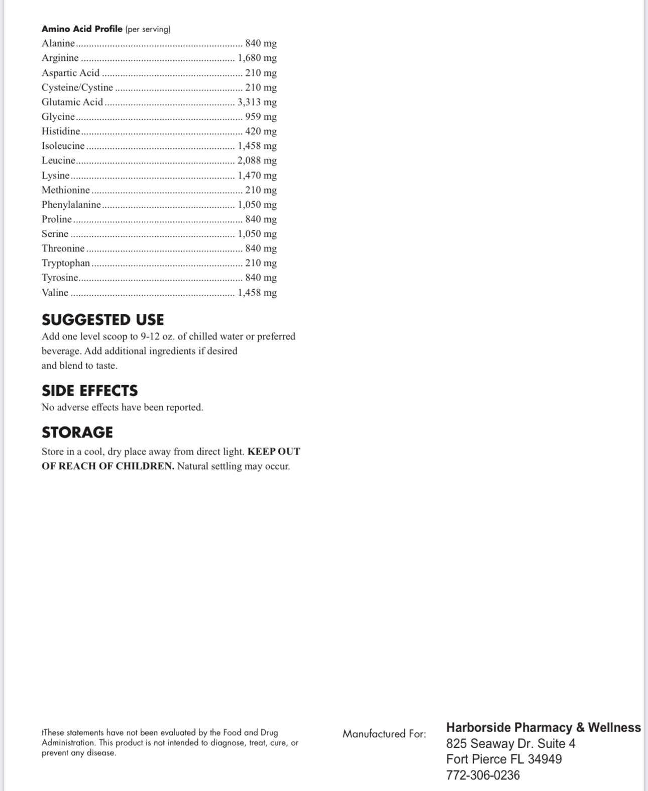 Perfect Protein Powder Vanilla