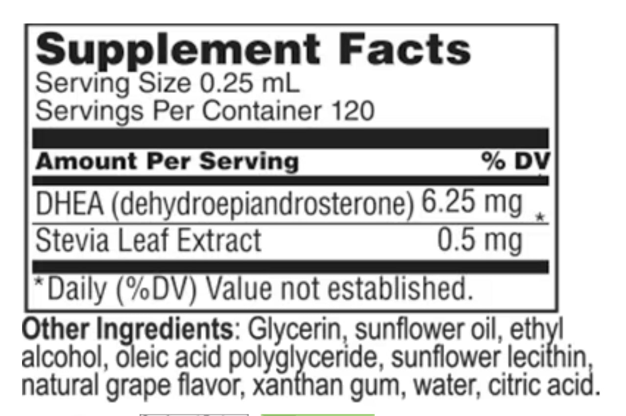 DHEA (Hormone Booster) Liposomal Drops