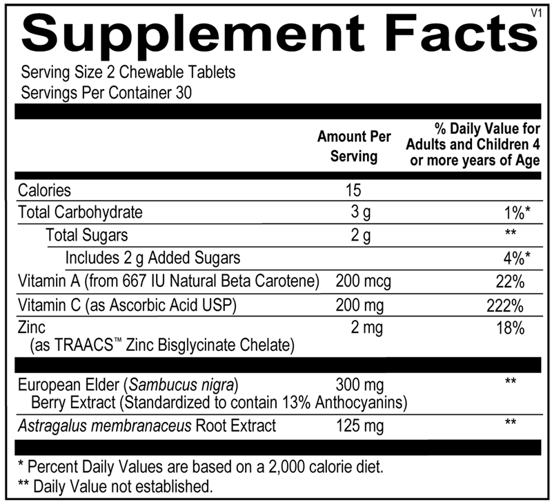Virakid- Chewable Immune Support Supplement