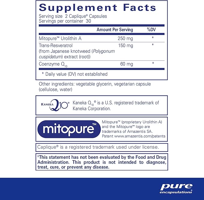 RENUAL MITOPURE UROLITHIN A for Cellular Health & Longevity