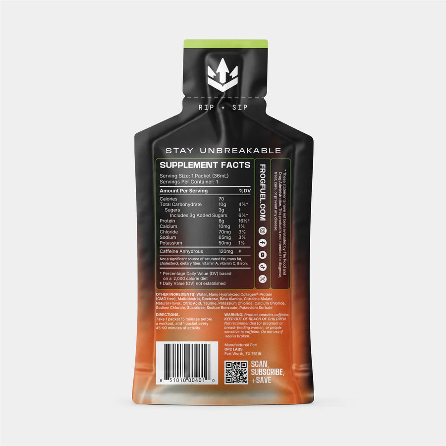 Frog Fuel Ultra Energized Pre-Workout Caffeine Drink