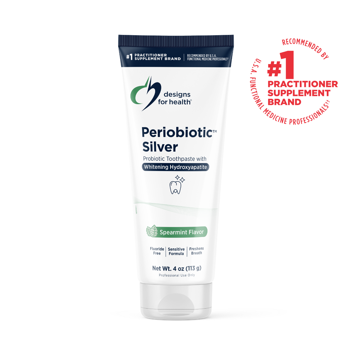 PerioBiotic™ Silver Fluoride-Free Probiotic Toothpaste
