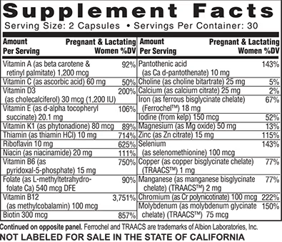 Prenatal Optimum