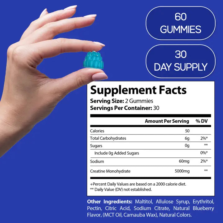 HARMONIFY Creatine Monohydrate Gummies 5000mg
