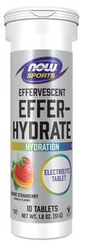 Effer-Hydrate Effervescent Orange Strawberry Tablets