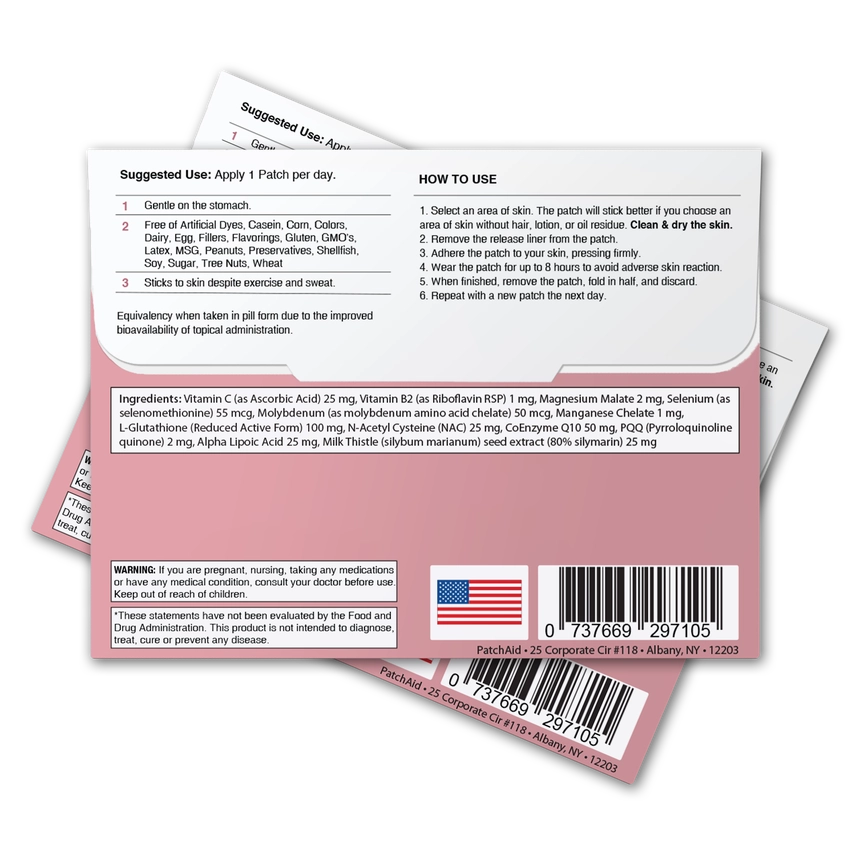 Glutathione Plus Patch - Antioxidant & Detox Support