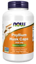 Now Psyllium Husk Caps 500 mg