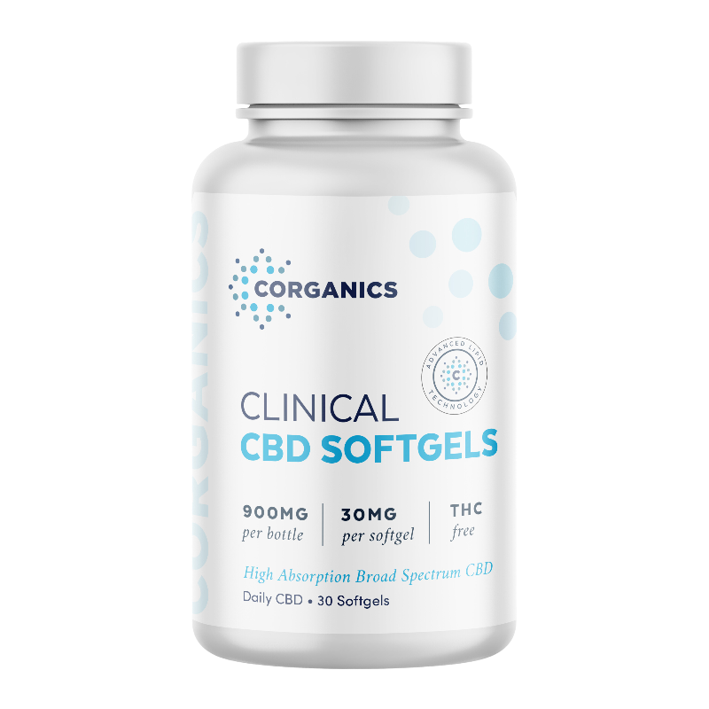 Corganics Clinical CBD Softgels