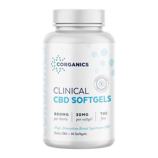 Corganics Clinical CBD Softgels