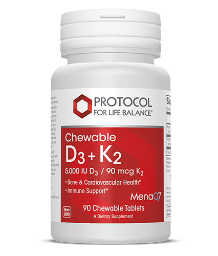 Vitamin D3 + K2 (Chewable)
