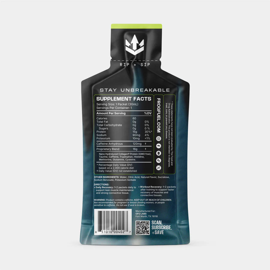 Frog Fuel Power Energized Caffeinated Protein Drink