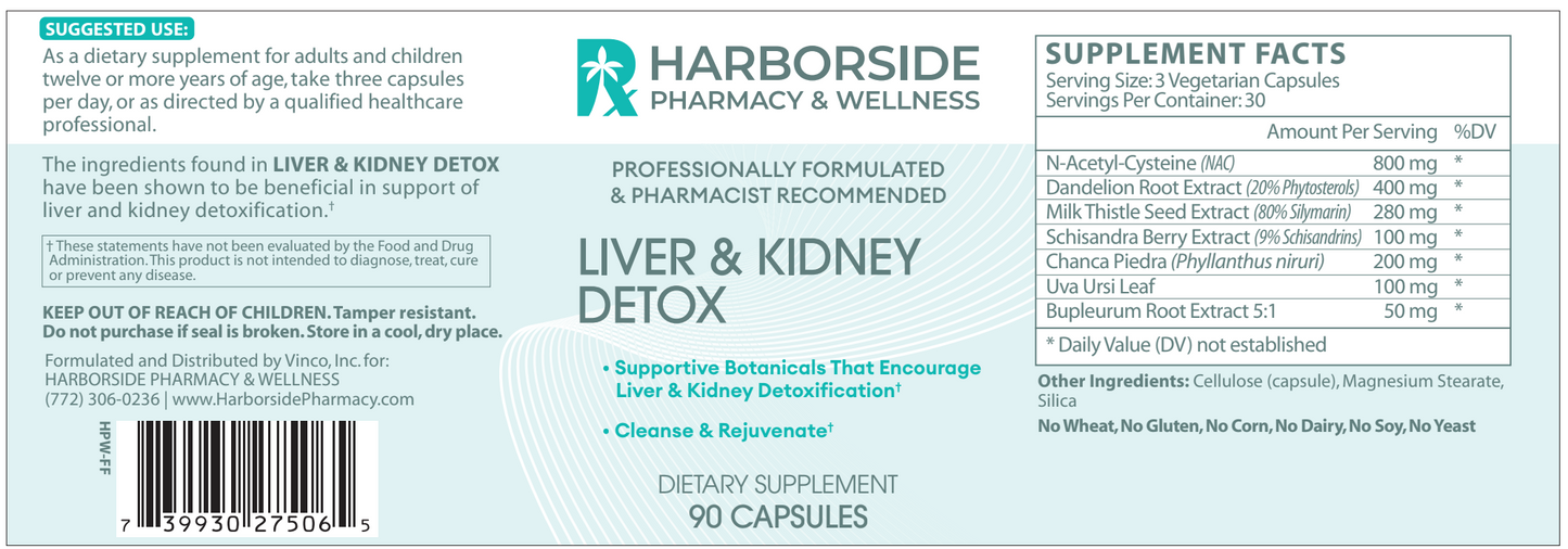 Liver & Kidney Detox Capsules