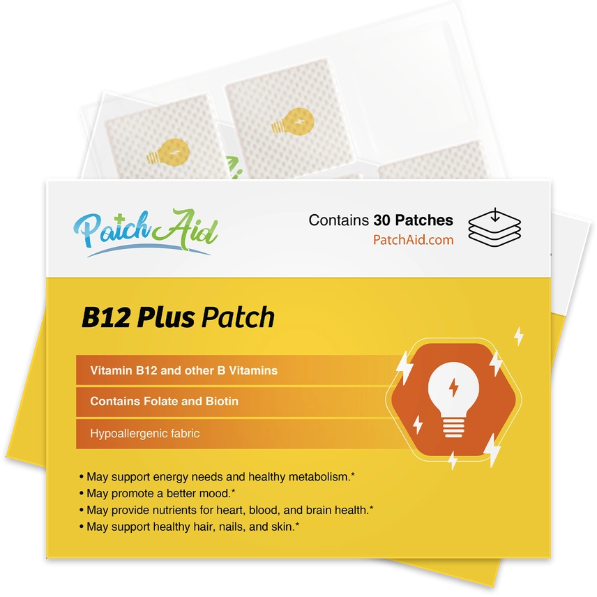 B12 Energy Plus Vitamin Patch - Energy & Mood